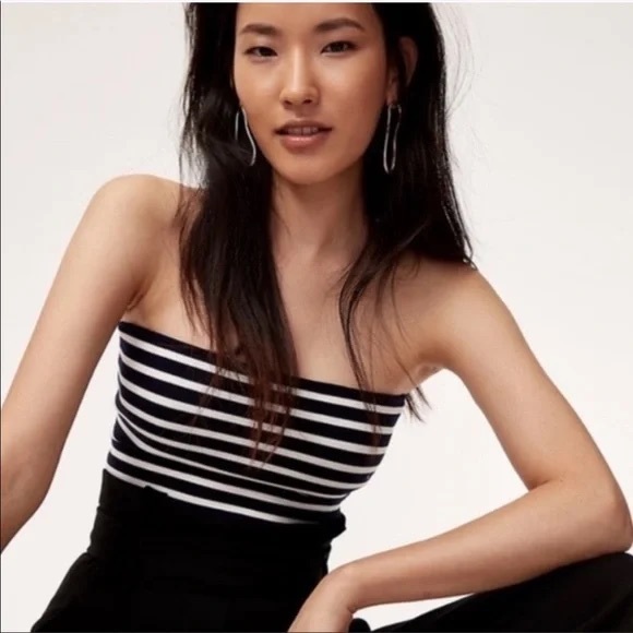 Babaton striped tube top - Picture 1 of 4